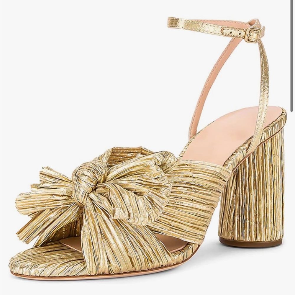 gold heels